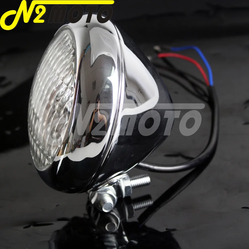 Алюминиевая фара дальнего света 4,5 дюйма H4, мотоциклетная фара для TRI XS650, чопперы Bobber Cafe Racer Sportster Cruiser Custom
Алюминиевая фара дальнего света 4,5 дюйма H4, мотоциклетная фара для TRI XS650, чопперы Bobber Cafe Racer Sportster Cruiser Custom