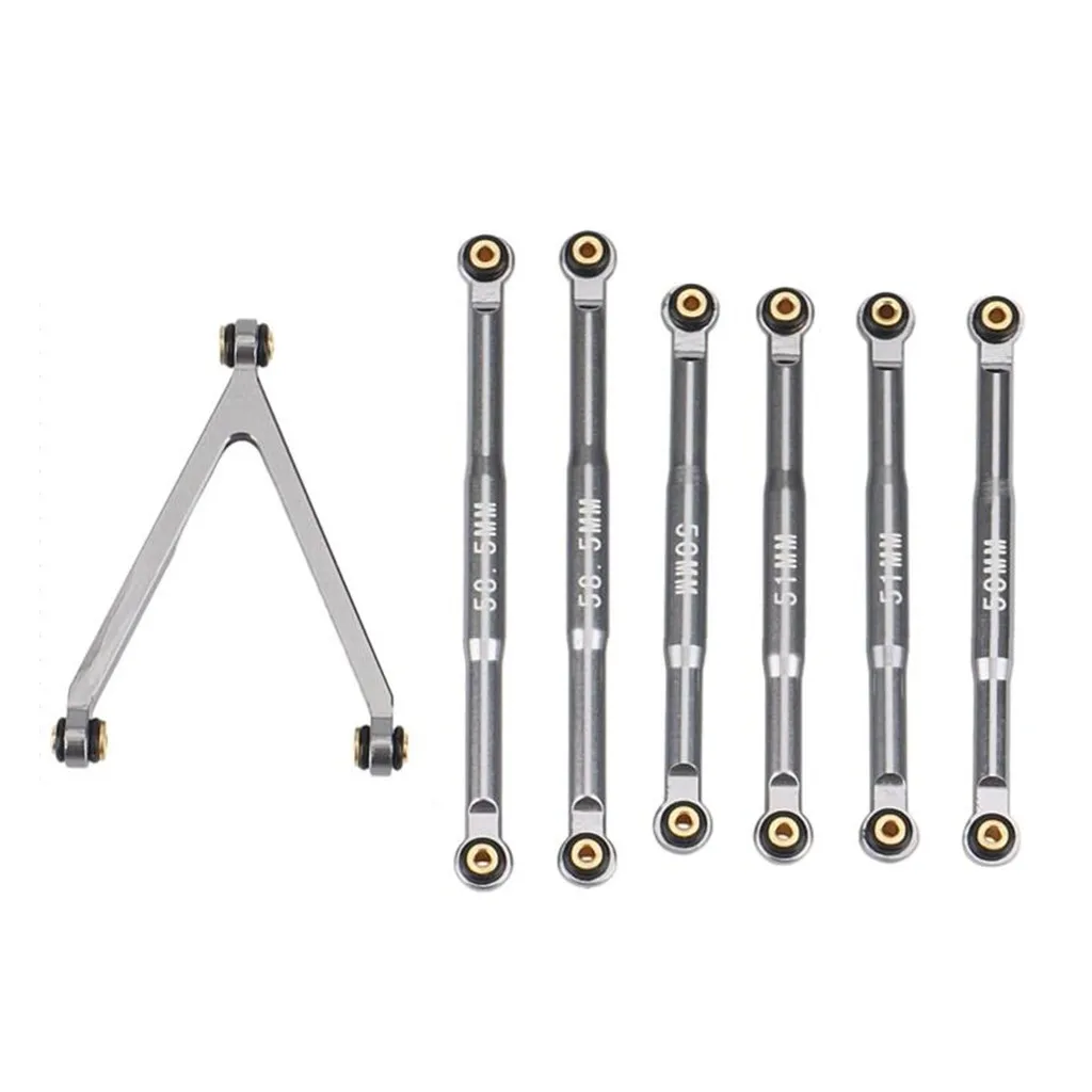

Chassis Links Set CNC Upgrade for RC Crawler Car LWB 133.7mm Axial SCX24 AXI00001 C10 AXI00002 JLU Bronco AXI00006