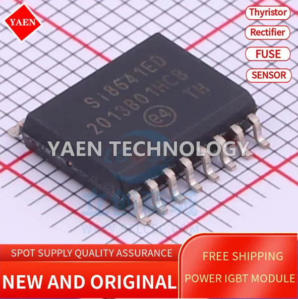 

SI8641ED SI8641 SOIC-16 10 шт./лот новый оригинальный микроконтроллер хорошая цена и качество