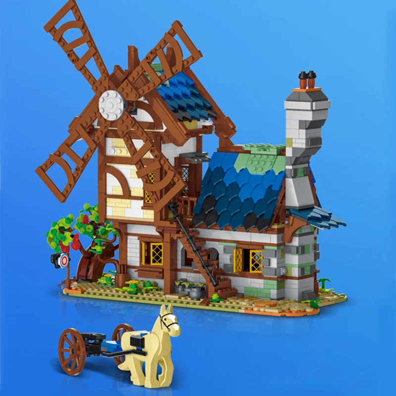 Medieval Windmill Compatible With Medieval Blacksmith 78729 Building Blocks Town Street Retro House Model Bricks Toys Gifts 
Medieval Windmill Compatible With Medieval Blacksmith 78729 Building Blocks Town Street Retro House Model Bricks Toys Gifts