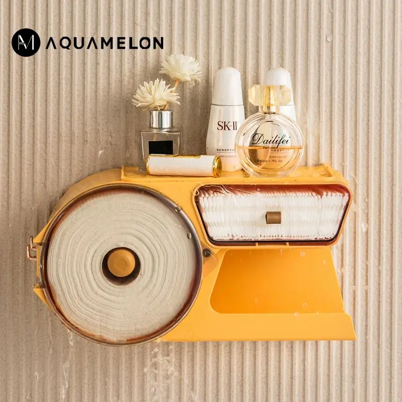 Wall Mounted Waterproof Toilet Roll Paper Holder Multifunction Hair Dryer Holder Top Organizer Shelves Drawer Sundries Storage
Wall Mounted Waterproof Toilet Roll Paper Holder Multifunction Hair Dryer Holder Top Organizer Shelves Drawer Sundries Storage
