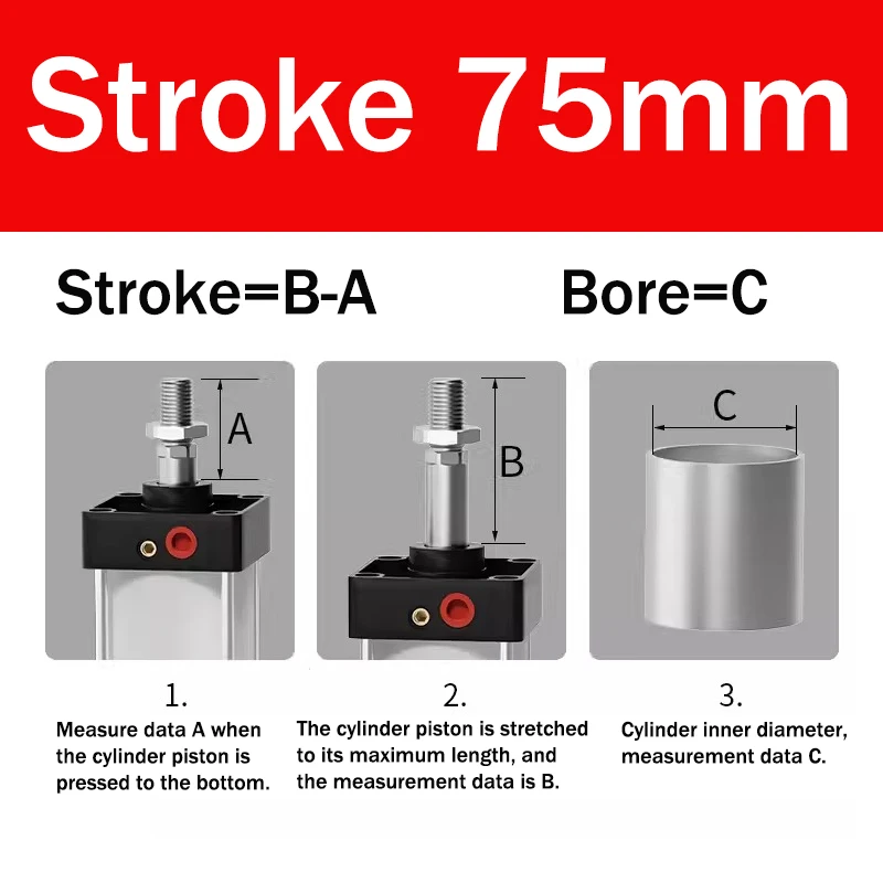 Пневматический цилиндр SC32/40/50/63 мм
Пневматический цилиндр SC32/40/50/63 мм