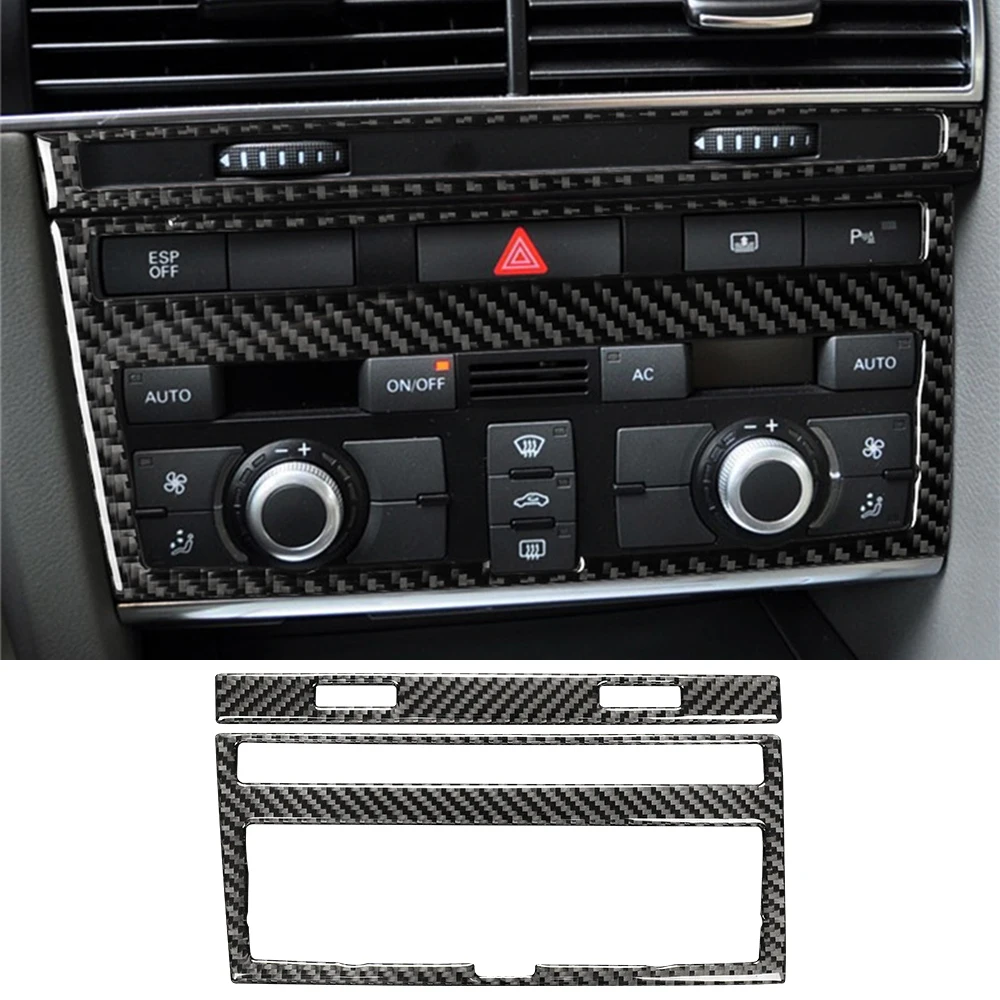 Car Central Control Air Conditioning CD Panel Carbon Fiber Sticker Decor Car Interior Accessories For Audi A6 C6 4F 2005-2011
Car Central Control Air Conditioning CD Panel Carbon Fiber Sticker Decor Car Interior Accessories For Audi A6 C6 4F 2005-2011