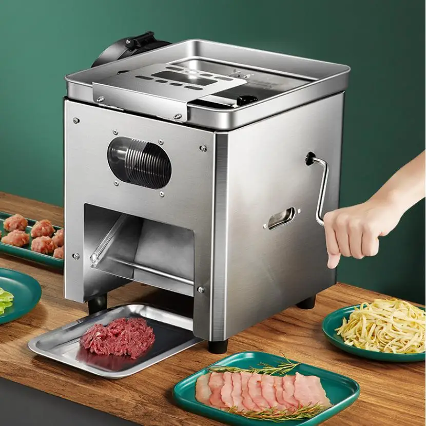 Manual Electric Meat Slicer Commercial Cutter Meat Fully Automatic Multifunction Vegetable Slicer Cutting Machine
Manual Electric Meat Slicer Commercial Cutter Meat Fully Automatic Multifunction Vegetable Slicer Cutting Machine