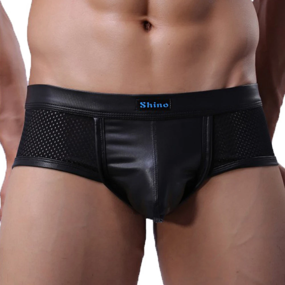 Boxers For Men Faux Leather Gay Sexy Trunk Panties Breathable Briefs Underwear Pouch Bulge Underpants Male Men's Swim Shorts
Boxers For Men Faux Leather Gay Sexy Trunk Panties Breathable Briefs Underwear Pouch Bulge Underpants Male Men's Swim Shorts