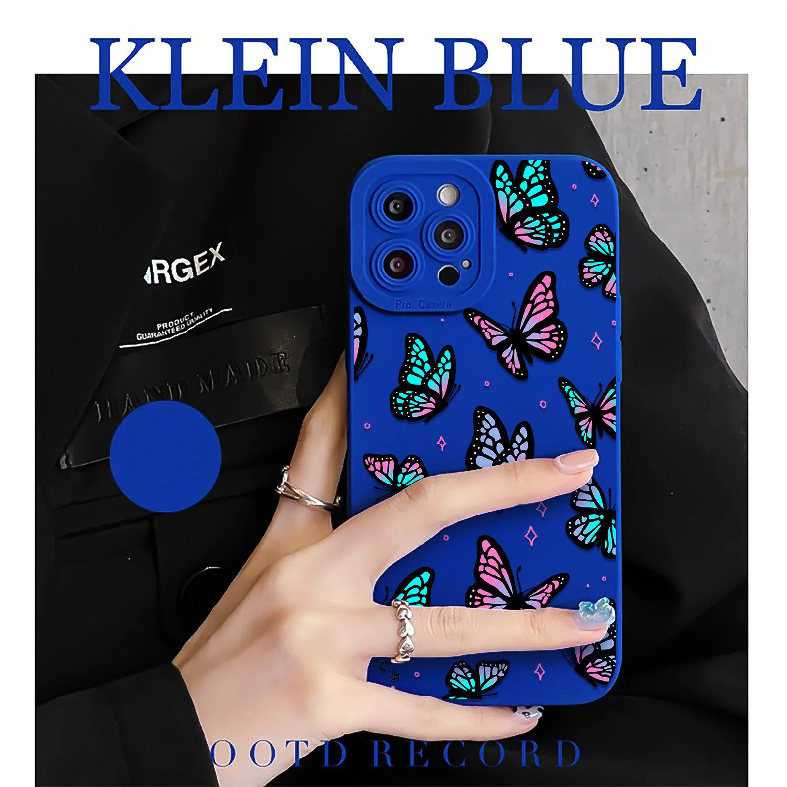 Butterfly Girl Case for IPhone 11 12 13 Pro Max Klein Blue Cover for IPhone 7 8 Plus X XR XS MAX SE 2020 Lens Protection Funda
Butterfly Girl Case for IPhone 11 12 13 Pro Max Klein Blue Cover for IPhone 7 8 Plus X XR XS MAX SE 2020 Lens Protection Funda