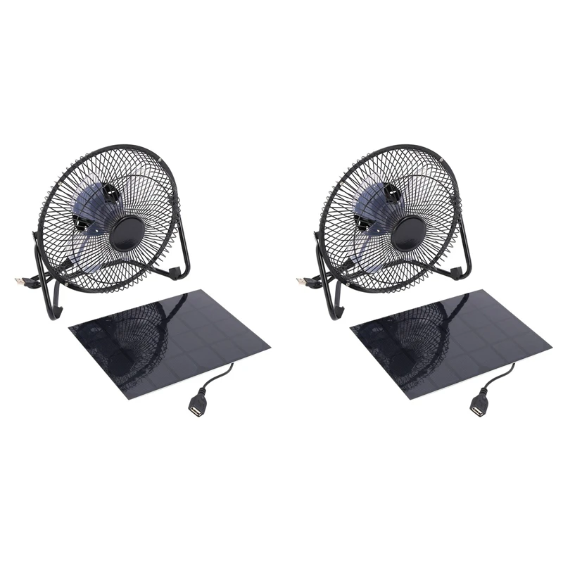 2X Black Solar Panel Powered +USB 5W Metal Fan 8Inch Cooling Car Cooling Fan For Outdoor Traveling Fishing Home Office
2X Black Solar Panel Powered +USB 5W Metal Fan 8Inch Cooling Car Cooling Fan For Outdoor Traveling Fishing Home Office