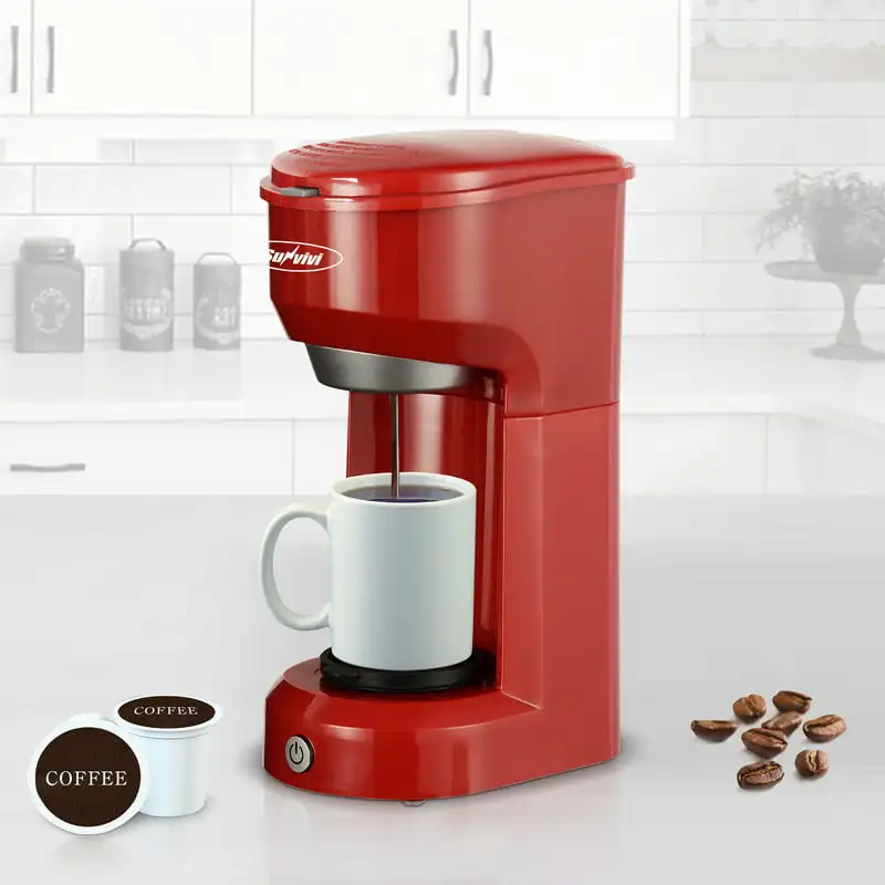 Serve Coffee Maker Brewer for Single Cup, K-Cup Coffeemaker with Permanent Filter, 6oz to 14oz Mug, One-Touch Control Button wit
Serve Coffee Maker Brewer for Single Cup, K-Cup Coffeemaker with Permanent Filter, 6oz to 14oz Mug, One-Touch Control Button wit