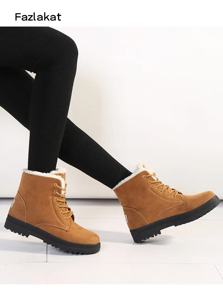 2021 NEW Women Boots Winter Ankle Boots for Women Winter Shoes Female Snow Boots Botas Mujer Warm Plush Shoes Woman Plus Size 44
2021 NEW Women Boots Winter Ankle Boots for Women Winter Shoes Female Snow Boots Botas Mujer Warm Plush Shoes Woman Plus Size 44