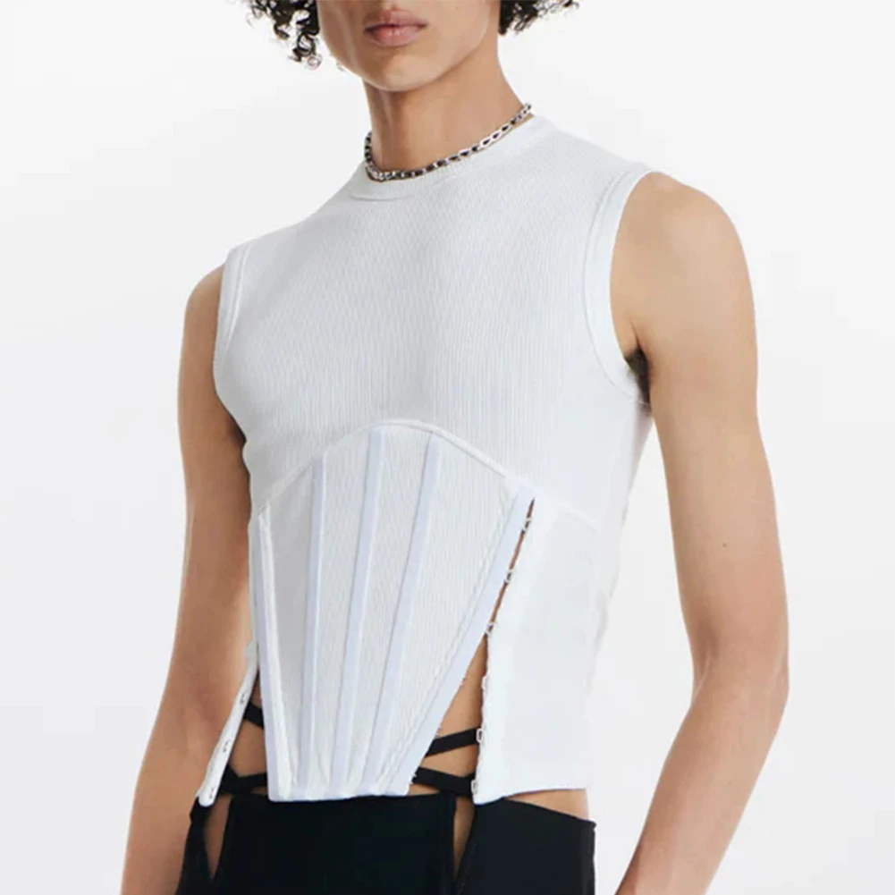 Mens Sleeveless Ribbed Vest T Shirts Holiday Slim Fit Muscle Tank Tops Blouse Fitness Muscle Vests Elastic Fashion Streetwear
Mens Sleeveless Ribbed Vest T Shirts Holiday Slim Fit Muscle Tank Tops Blouse Fitness Muscle Vests Elastic Fashion Streetwear