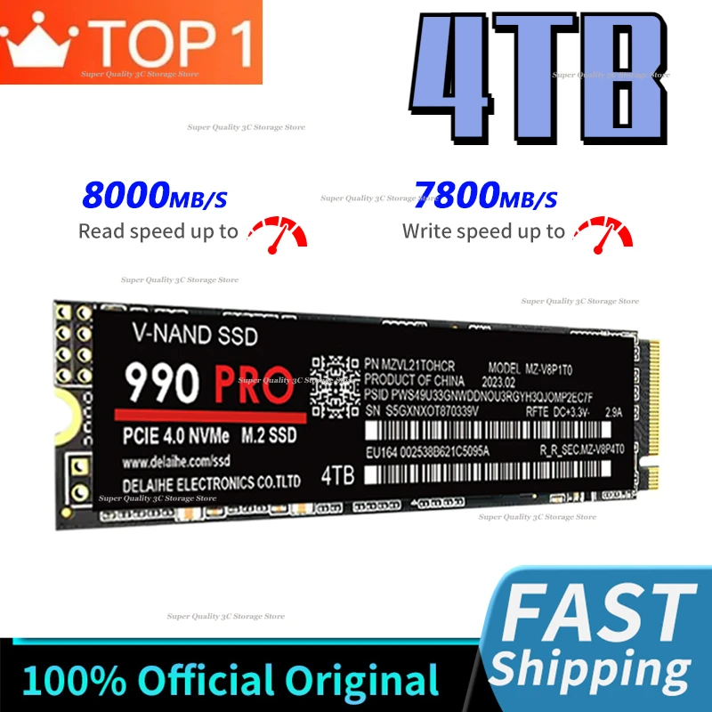 4TB ssd 1tb nvme m2 980 EVO Plus Internal Solid State Drive 2TB hdd Hard Disk 970/990 PRO M.2 2TB for laptop Computer ssd диск
4TB ssd 1tb nvme m2 980 EVO Plus Internal Solid State Drive 2TB hdd Hard Disk 970/990 PRO M.2 2TB for laptop Computer ssd диск