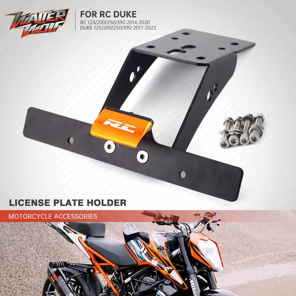 License Plate Holder For RC DUKE 125 200 250 390 Tail Tidy Fender Eliminatoer Motorcycle LED Number Frame Bracket RC390 DUKE390
License Plate Holder For RC DUKE 125 200 250 390 Tail Tidy Fender Eliminatoer Motorcycle LED Number Frame Bracket RC390 DUKE390