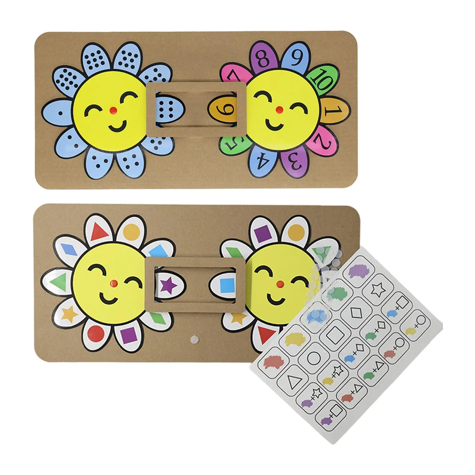 Matching Game Puzzle Toys Flower Shape Color Number Cognition Pairing for Preschool Kindergarten Toddlers
Matching Game Puzzle Toys Flower Shape Color Number Cognition Pairing for Preschool Kindergarten Toddlers