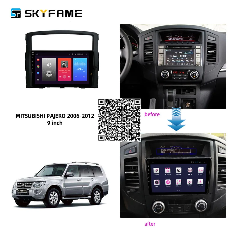 For MITSUBISHI PAJERO 2006-2012 2 Din Car Radio Android Multimedia Player GPS Navigation IPS Screen 9 Inch
For MITSUBISHI PAJERO 2006-2012 2 Din Car Radio Android Multimedia Player GPS Navigation IPS Screen 9 Inch