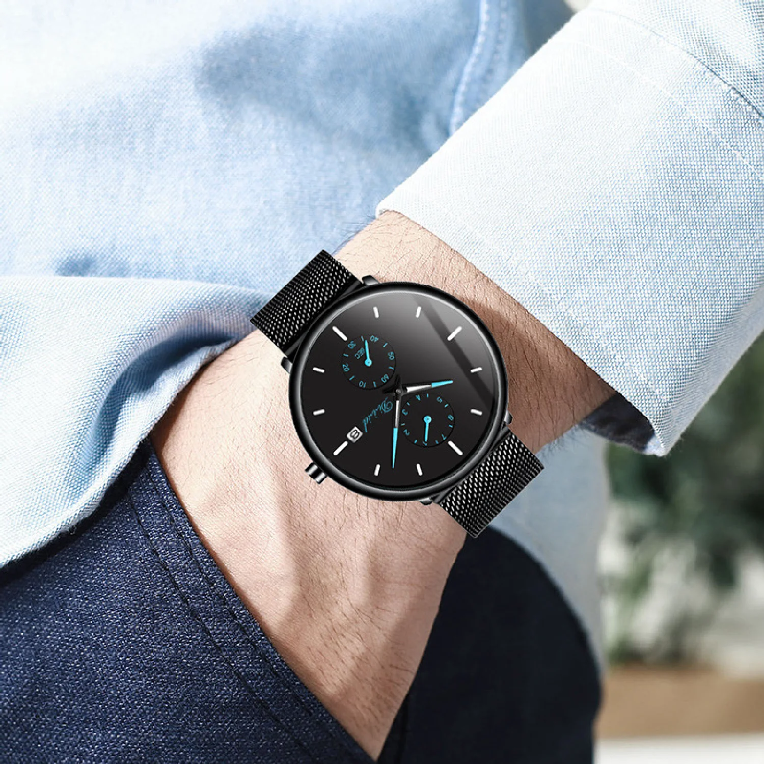 2022 new Man watch trend waterproof Multifunctional calendar display Mens Quartz watch elegant sports watch for men montre homme
2022 new Man watch trend waterproof Multifunctional calendar display Mens Quartz watch elegant sports watch for men montre homme