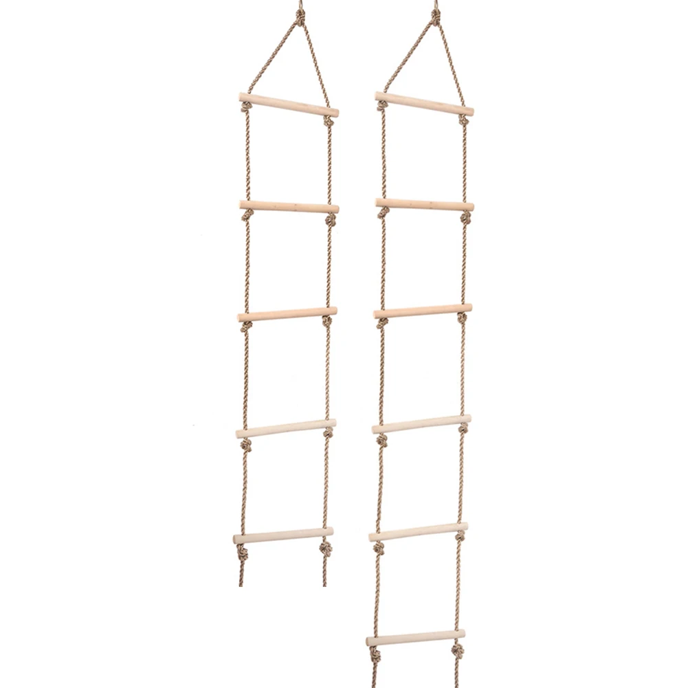 Wooden Rope Ladder Multi Rungs Children Climbing Toy Safe Sports Rope Swing
Wooden Rope Ladder Multi Rungs Children Climbing Toy Safe Sports Rope Swing