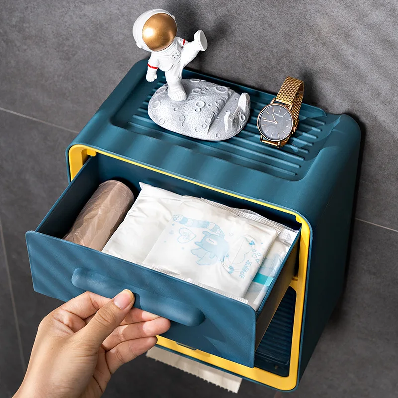 Toilet Waterproof Paper Holder Shelf Toilet Roll Holder Case Wall Mount Paper Tray Roll Paper Tube Storage Drawer Box Toiler
Toilet Waterproof Paper Holder Shelf Toilet Roll Holder Case Wall Mount Paper Tray Roll Paper Tube Storage Drawer Box Toiler
