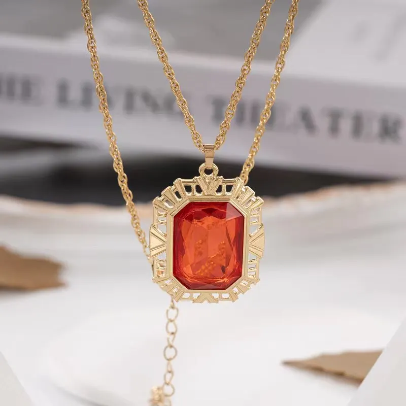 TV The Sandman Morpheus Ruby Necklace Crystal Red Stone Pendant Necklace Women Wedding Jewelry Christmas Gift
TV The Sandman Morpheus Ruby Necklace Crystal Red Stone Pendant Necklace Women Wedding Jewelry Christmas Gift