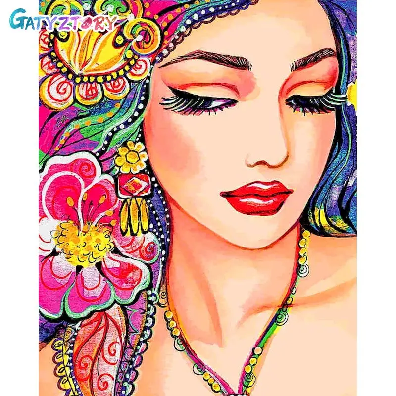 GATYZTORY Oil Painting By Number Girl Drawing On Canvas Hand Painted Paintings Portrait Art DIY Pictures By Numbers Kits Home De
GATYZTORY Oil Painting By Number Girl Drawing On Canvas Hand Painted Paintings Portrait Art DIY Pictures By Numbers Kits Home De