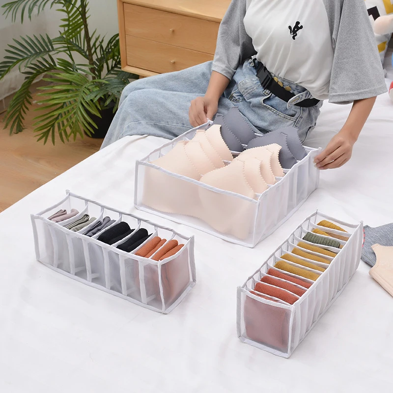Organizer for underwear Storage organizer for Clothes Separated Socks Shorts Bra Storage Boxs Organizer Rental housing
Organizer for underwear Storage organizer for Clothes Separated Socks Shorts Bra Storage Boxs Organizer Rental housing