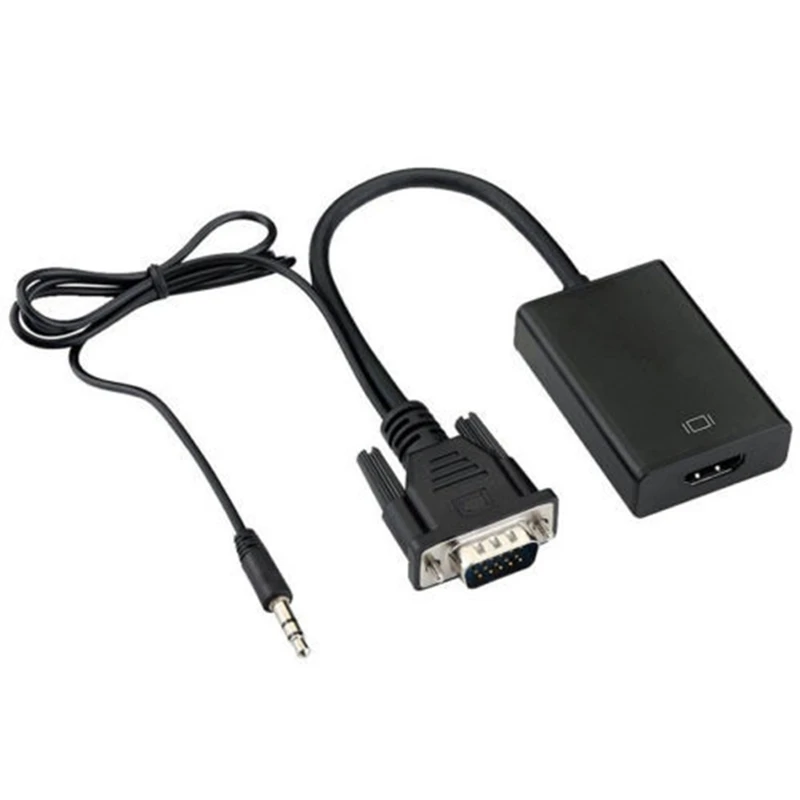 VGA To HDMI-Compatible Cable Adapter Male To Female Converter With Audio Output 1080P VGA Adapter For PC Laptop To HDTV
VGA To HDMI-Compatible Cable Adapter Male To Female Converter With Audio Output 1080P VGA Adapter For PC Laptop To HDTV