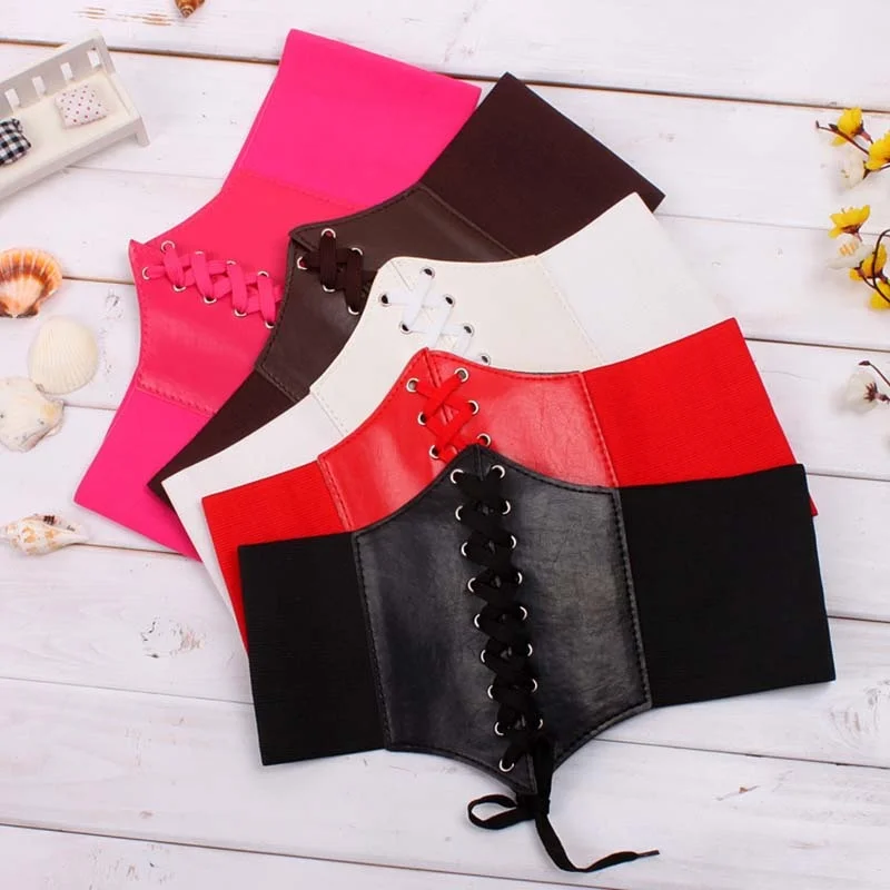 Corset Belts For Women Pu Leather Waist Slimming Body Belts Elastic Waistband Adjustable Ceinture Femme Fajas Dress Girdle New
Corset Belts For Women Pu Leather Waist Slimming Body Belts Elastic Waistband Adjustable Ceinture Femme Fajas Dress Girdle New