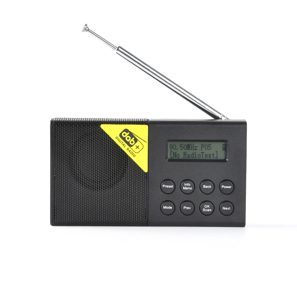Portable Bluetooth 5.0 Digital Radio DAB/DAB+ and FM Receiver Rechargeable Alarm Clock Radio Player with Telescopic Antenna
Portable Bluetooth 5.0 Digital Radio DAB/DAB+ and FM Receiver Rechargeable Alarm Clock Radio Player with Telescopic Antenna
