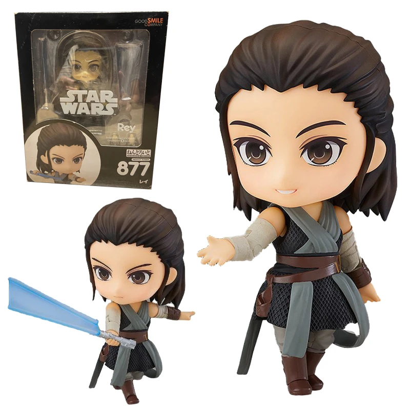 Оригинальная фигурка джедая Рей из «Звездных войн» знаменитости с хорошей улыбкой, модель из аниме 877, коллекционная игрушка, подарки
Оригинальная фигурка джедая Рей из «Звездных войн» знаменитости с хорошей улыбкой, модель из аниме 877, коллекционная игрушка, подарки