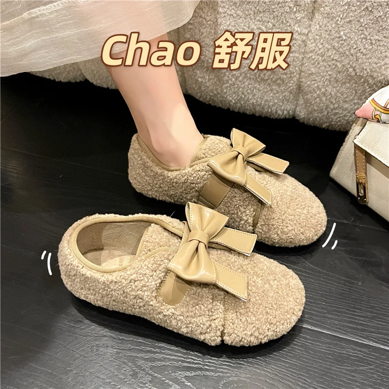 Shoes Woman 2022 Modis Round Toe Bow-Knot Autumn Loafers Fur Casual Female Sneakers New Moccasin Cute Butterfly Fall Winter Fabr
Shoes Woman 2022 Modis Round Toe Bow-Knot Autumn Loafers Fur Casual Female Sneakers New Moccasin Cute Butterfly Fall Winter Fabr