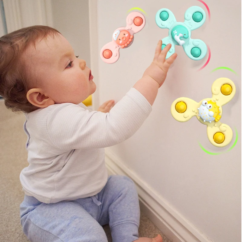 Baby Rattles for Kids Shower Bathroom Grasping Gyro Dolphin Sucker Spinner Montessori Touch Sensory Toys for Newborn 0-12 Months
Baby Rattles for Kids Shower Bathroom Grasping Gyro Dolphin Sucker Spinner Montessori Touch Sensory Toys for Newborn 0-12 Months
