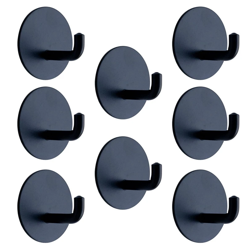 New Wall Hooks Adhesive Towel Hooks Waterproof Oilproof 304 Stainless Steel Self Adhesive Hooks Bathroom Kitchen, 8Pcs Black
New Wall Hooks Adhesive Towel Hooks Waterproof Oilproof 304 Stainless Steel Self Adhesive Hooks Bathroom Kitchen, 8Pcs Black
