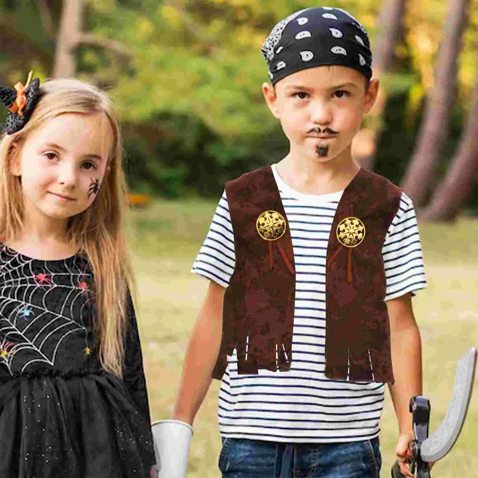 Kids Halloween Costume Children Cosplay Clothes Party Favor Knitted Fabric Cowboy Accessory
Kids Halloween Costume Children Cosplay Clothes Party Favor Knitted Fabric Cowboy Accessory