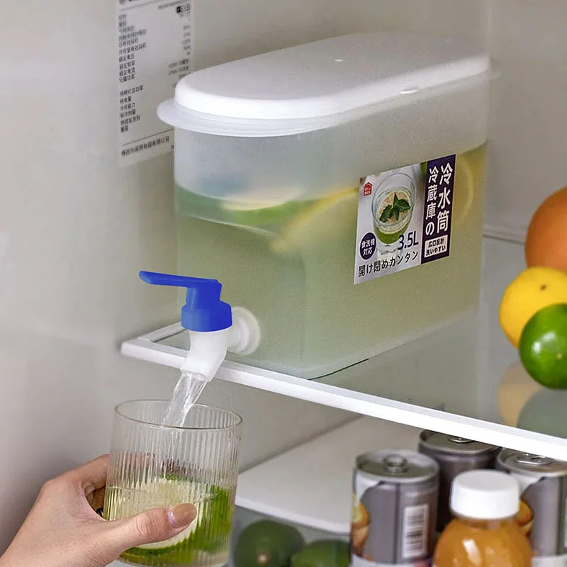 3.5L/4.5L Refrigerator Cold Kettle With Faucet Household Juice Lemonade Bottle Drinkware Cold Water Bottle Container For Kitchen
3.5L/4.5L Refrigerator Cold Kettle With Faucet Household Juice Lemonade Bottle Drinkware Cold Water Bottle Container For Kitchen