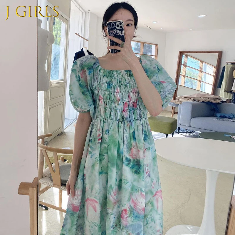 Женское плиссированное платье J GIRLS, летнее Элегантное Длинное Платье в стиле ретро с квадратным вырезом и рукавами-фонариками акварельных ...
Женское плиссированное платье J GIRLS, летнее Элегантное Длинное Платье в стиле ретро с квадратным вырезом и рукавами-фонариками акварельных ...