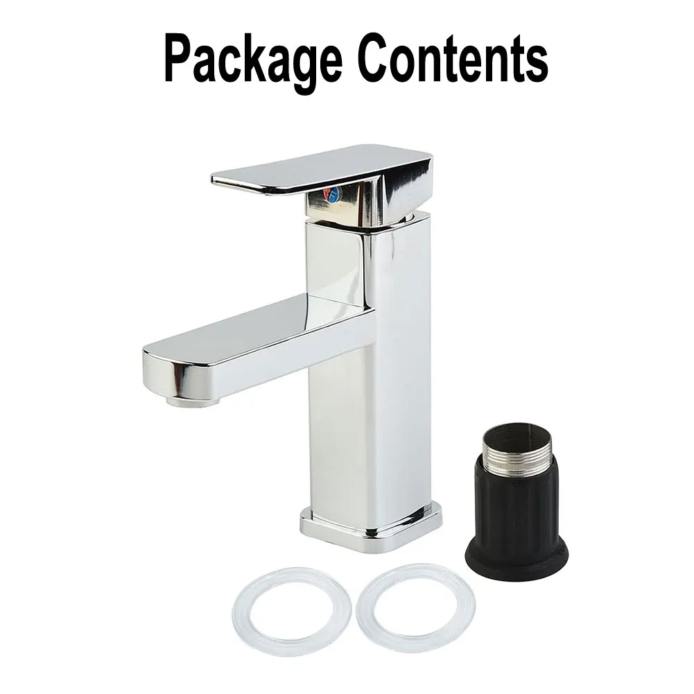 1x Basin Sink Bathroom Faucet Deck Mounted Hot Cold Water Basin Mixer Taps Modern Filler Lavatory Sink Tap Tools
1x Basin Sink Bathroom Faucet Deck Mounted Hot Cold Water Basin Mixer Taps Modern Filler Lavatory Sink Tap Tools
