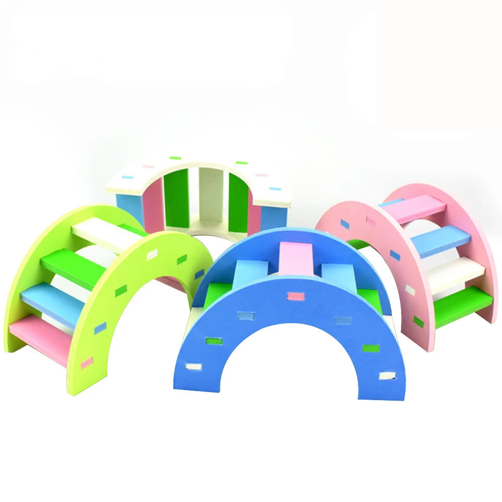 Small Pet Hamster Toys Wooden Rainbow Bridge Seesaw Swing Toys Small Animal Activity Climb Toy Cute DIY Hamster Cage Accessories
Small Pet Hamster Toys Wooden Rainbow Bridge Seesaw Swing Toys Small Animal Activity Climb Toy Cute DIY Hamster Cage Accessories