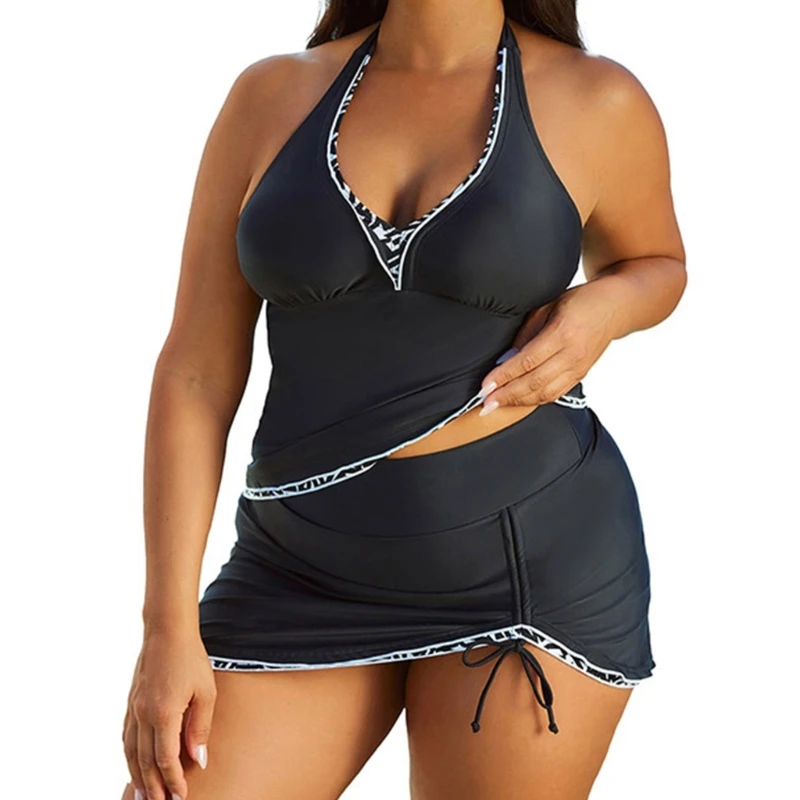 Tummy Control Tankini Swimsuits for Women Lady Two Pieces Swimwear with Skirt Drop shipping
Tummy Control Tankini Swimsuits for Women Lady Two Pieces Swimwear with Skirt Drop shipping