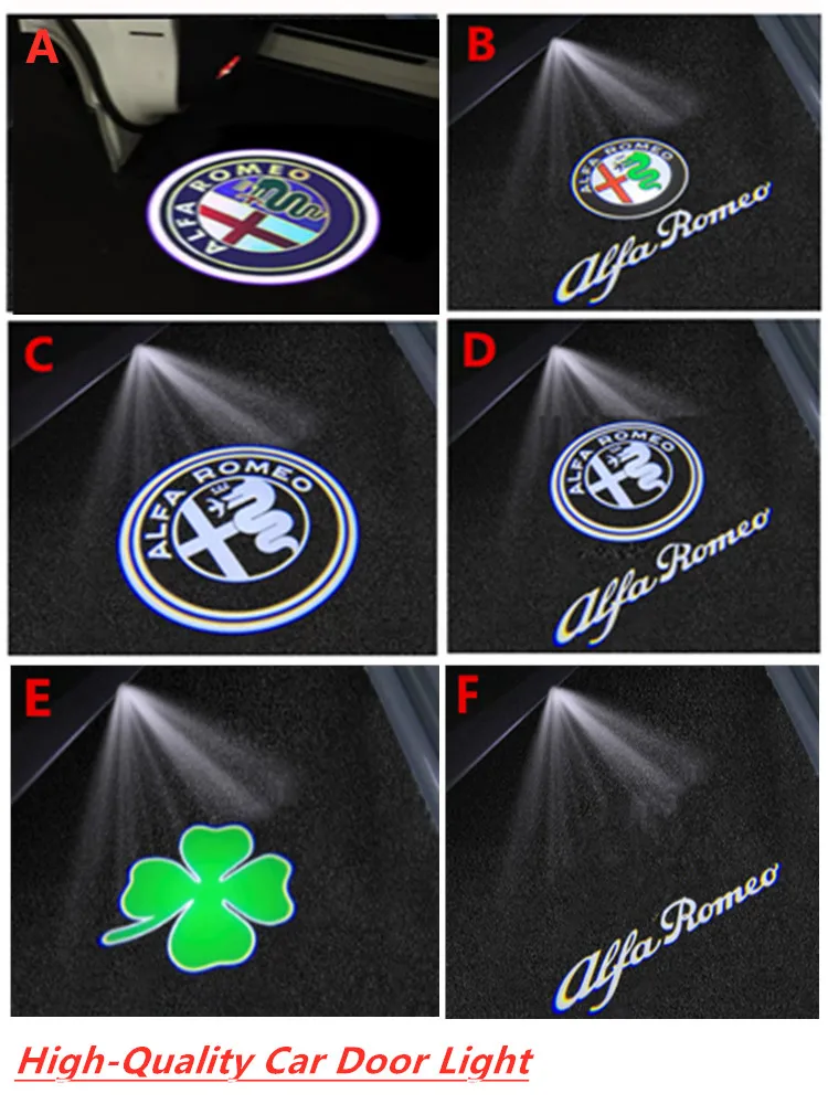 For Alfa Giulia Mito Romeo Giulietta 159 Stelvio Brera Led Car Door Welcome Light Laser Logo Ghost shadow Lamp Car Accessories
For Alfa Giulia Mito Romeo Giulietta 159 Stelvio Brera Led Car Door Welcome Light Laser Logo Ghost shadow Lamp Car Accessories