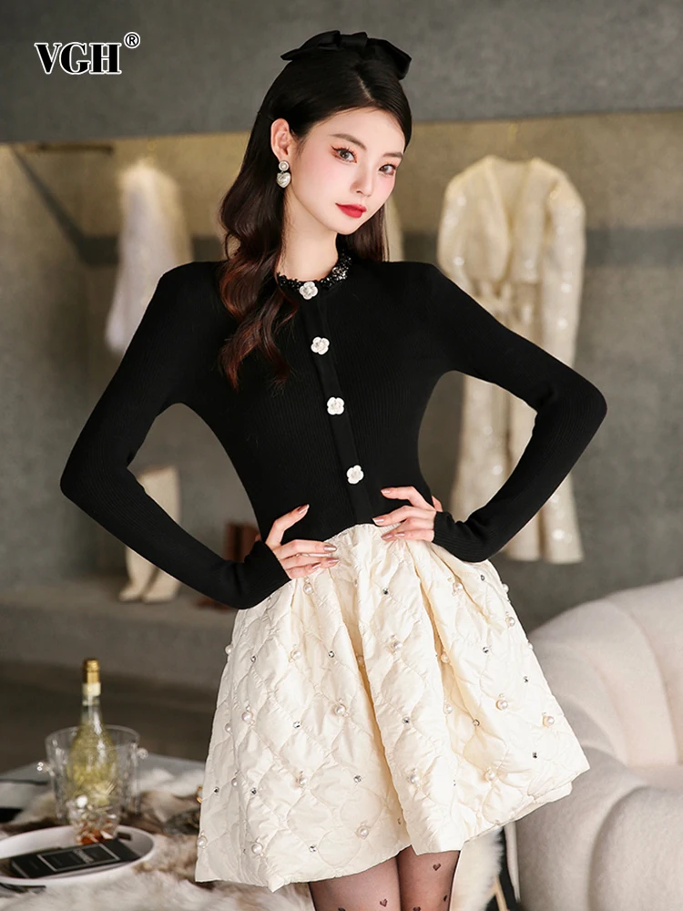VGH Vintage Patchwork Embroidered Flares Mini A Line Dress For Women Round Neck Long Sleeve Dresses Female 2022 Spring Clothing
VGH Vintage Patchwork Embroidered Flares Mini A Line Dress For Women Round Neck Long Sleeve Dresses Female 2022 Spring Clothing