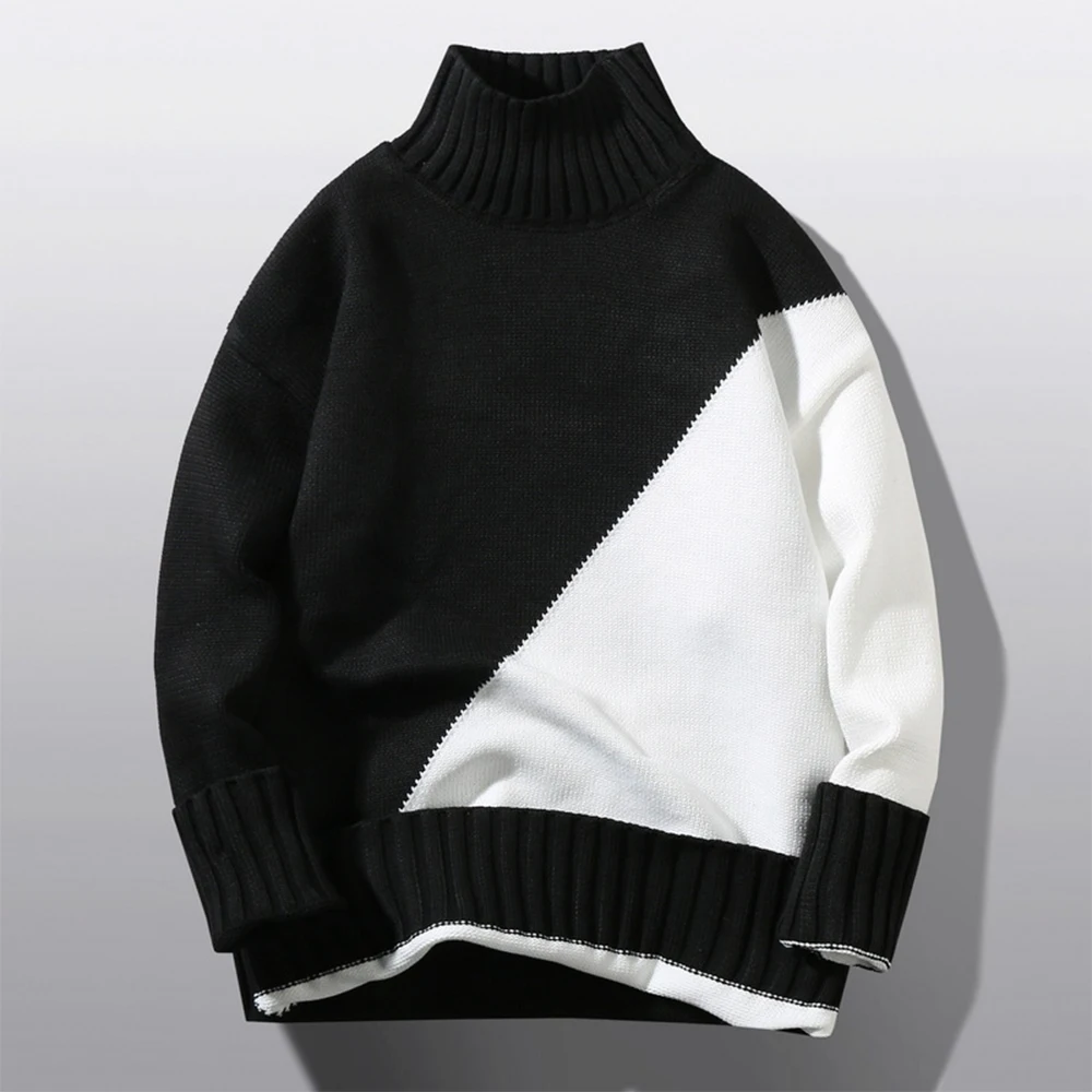 Brand New Mens Sweater Pullover Knitwear M-3XL Plus Size Splicing Tops Turtleneck Warm Jumper Winter Breathable
Brand New Mens Sweater Pullover Knitwear M-3XL Plus Size Splicing Tops Turtleneck Warm Jumper Winter Breathable