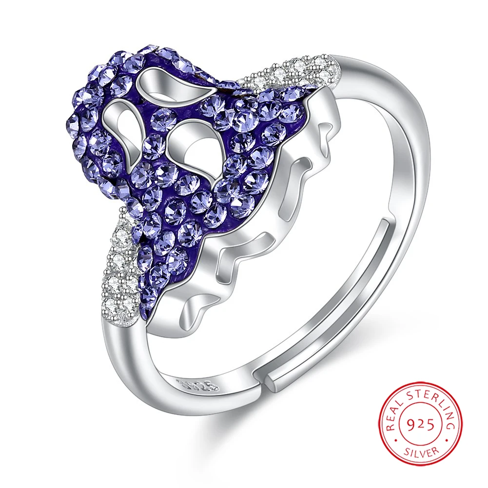 Hot Sale 100% 925 Sterling Silver Ghost Retro Rings with Crystal for Women Jewelry
Hot Sale 100% 925 Sterling Silver Ghost Retro Rings with Crystal for Women Jewelry