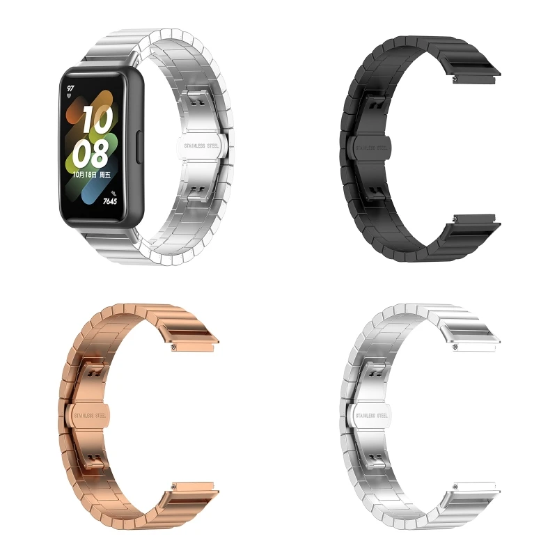 Metal Strap Belt Compatible with HuaweiBand 7 Smart Watch Stainless Steel Bracelet Loop Wristband Adjustable Accessories G2AC
Metal Strap Belt Compatible with HuaweiBand 7 Smart Watch Stainless Steel Bracelet Loop Wristband Adjustable Accessories G2AC