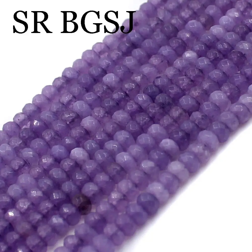 Free Shipping BGSJ 2x4mm Faceted Natural Gemstone Stone Semi Lepidolite Small Mini Rondelle Seed Beads Strand 15"
Free Shipping BGSJ 2x4mm Faceted Natural Gemstone Stone Semi Lepidolite Small Mini Rondelle Seed Beads Strand 15"