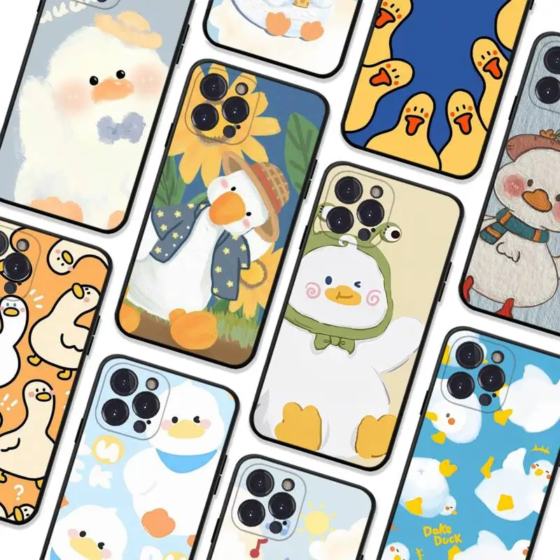 Cute cartoon duck Phone Case For iPhone 8 7 6 6S Plus X SE 2020 XR XS 14 11 12 13 Mini Pro Max Mobile Case
Cute cartoon duck Phone Case For iPhone 8 7 6 6S Plus X SE 2020 XR XS 14 11 12 13 Mini Pro Max Mobile Case