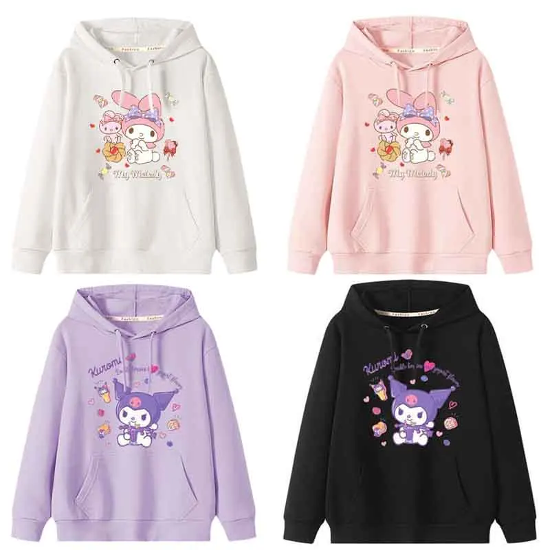 Sanrioed My Melody Kuromi Anime Cartoon Cute Children Top Hoodie Kawaii Cartoon Autumn Winter Pullover Sweater Sweatshirt
Sanrioed My Melody Kuromi Anime Cartoon Cute Children Top Hoodie Kawaii Cartoon Autumn Winter Pullover Sweater Sweatshirt