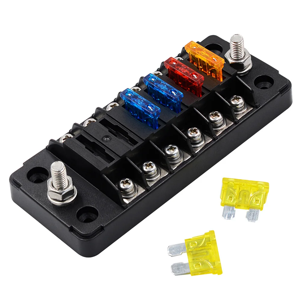 6 Way Car Insurance Medium Relay Fuse Box Assembly Circuit Controller Box With 12pcs Terminals Automotive Fuse Box
6 Way Car Insurance Medium Relay Fuse Box Assembly Circuit Controller Box With 12pcs Terminals Automotive Fuse Box