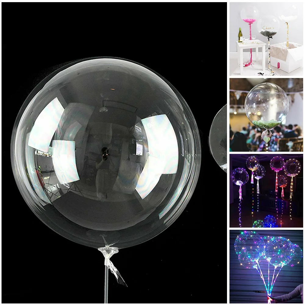 50PCS 66cm Transparent Bobo Bubble Balloon Clear Inflatable Air Helium Globos Wedding Birthday Party Decoration Baby Shower
50PCS 66cm Transparent Bobo Bubble Balloon Clear Inflatable Air Helium Globos Wedding Birthday Party Decoration Baby Shower