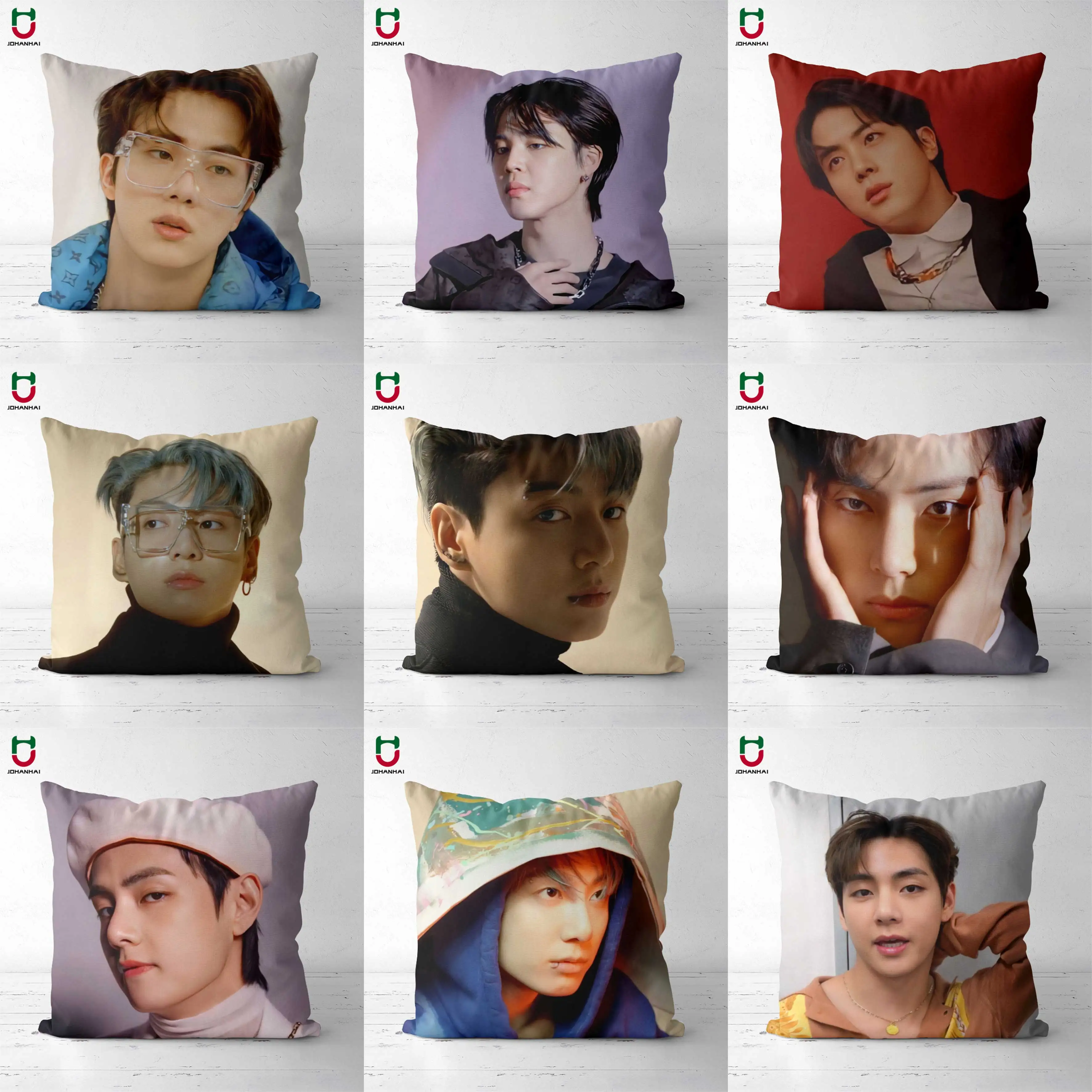 Kpop Cushion Kpop Pillowcase Version DIY 55 Cushion Cover Square Poszewka 40x40CM 45x45CM
Kpop Cushion Kpop Pillowcase Version DIY 55 Cushion Cover Square Poszewka 40x40CM 45x45CM