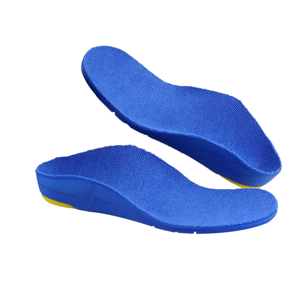 

1 Pair Kids Full Insoles Sweat Absorbing Pads Flatfoot Correcting Cushion Foot Shoes Care Accessories Size 19-22