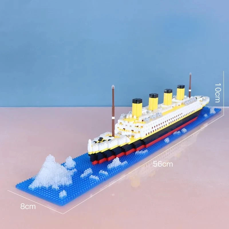 1860 PCS Titanic Cruise Ship Model Micro Building Blocks Kids DIY Toys Boat Diamond Bricks Kit Educational Toy Gift for Children
1860 PCS Titanic Cruise Ship Model Micro Building Blocks Kids DIY Toys Boat Diamond Bricks Kit Educational Toy Gift for Children